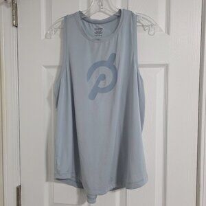 Light Blue/Gray Large Peloton Tank Top